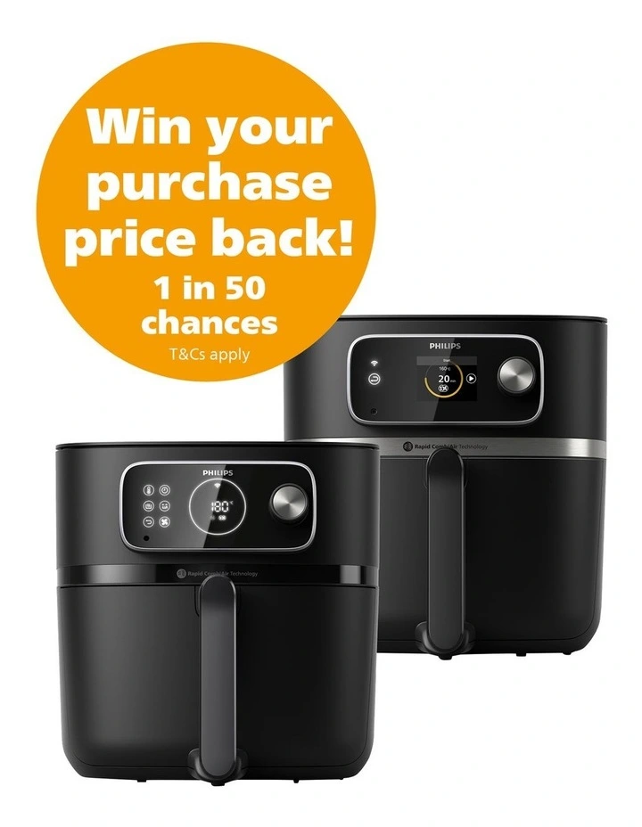 Philips 7000 Series Connected Airfryer XXXL with Probe in Black HD9880