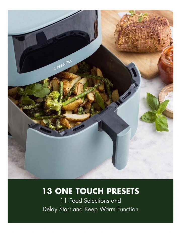 Bistro XXL PFAS-free coating Coloured Air Fryer in Smokey Blue image 4