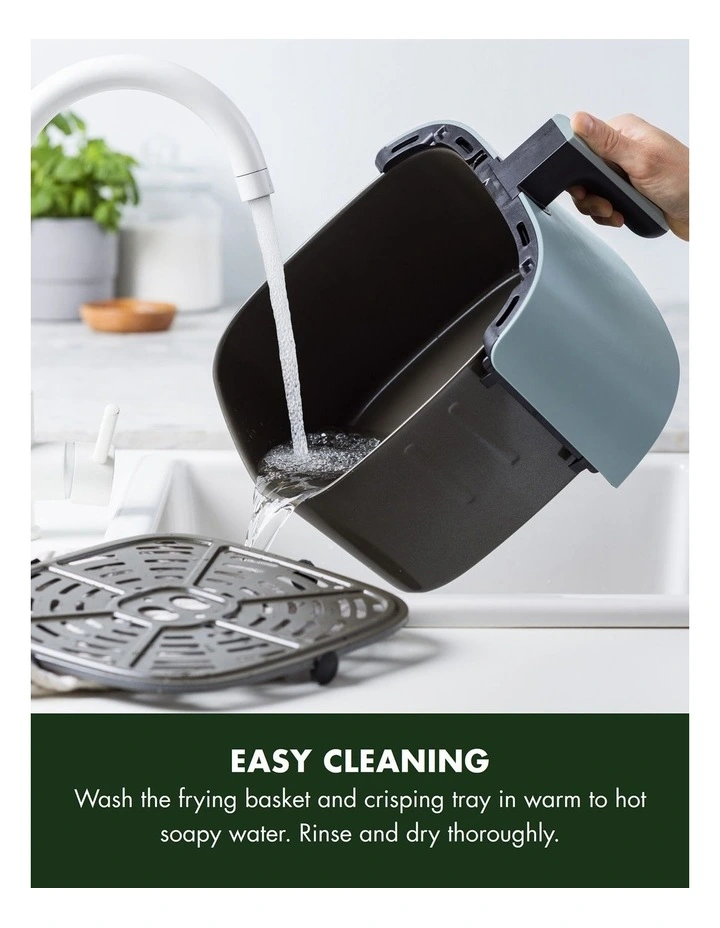 Bistro XXL PFAS-free coating Coloured Air Fryer in Smokey Blue image 6