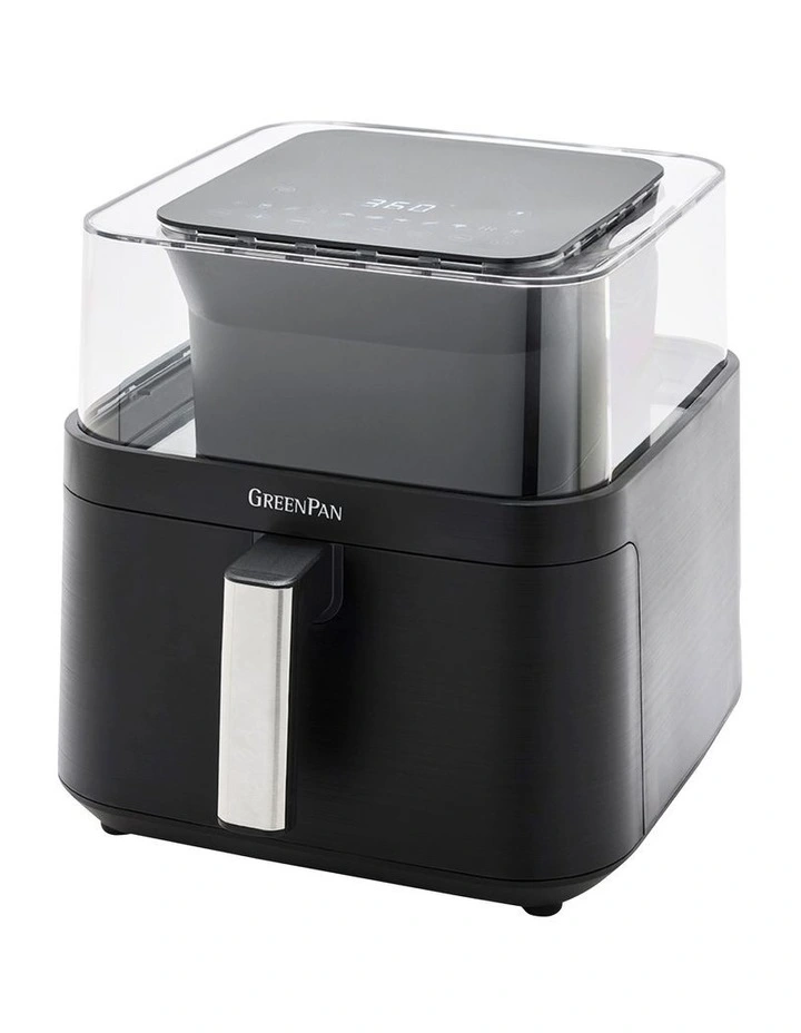 Bistro Air Fryer with See-Through Lid 6.5L in Black PFAS-free coating image 1