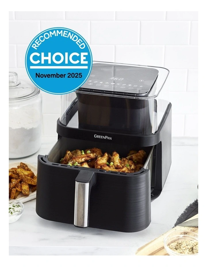 Bistro Air Fryer with See-Through Lid 6.5L - PFAS-free ceramic non-stick image 2