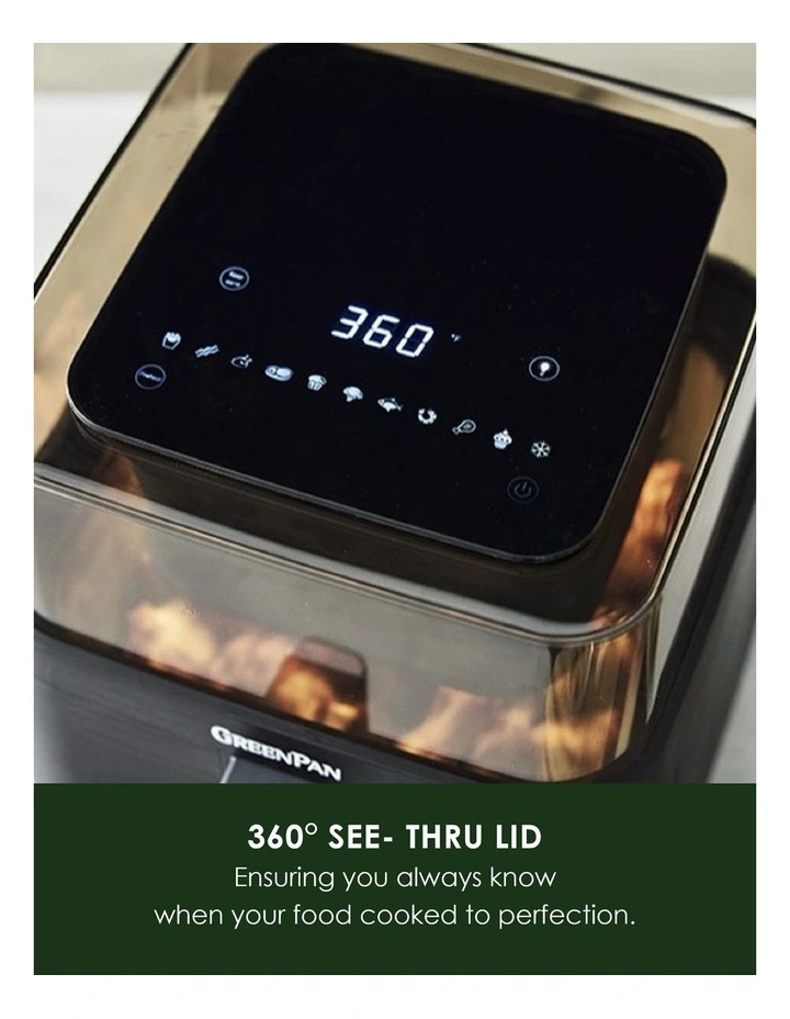 Bistro Air Fryer with See-Through Lid 6.5L - PFAS-free ceramic non-stick image 4