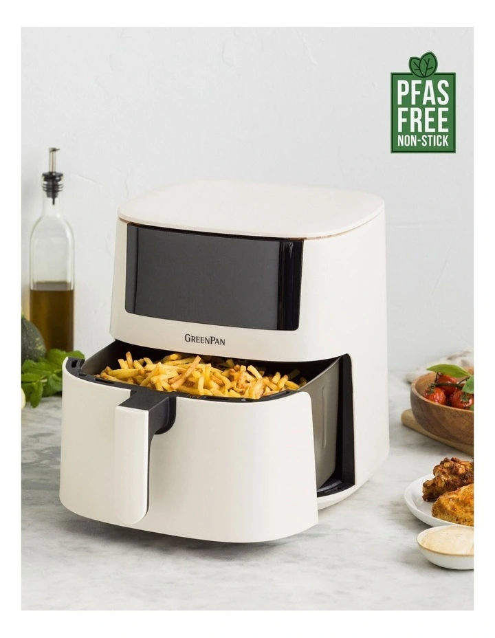 Bistro Air Fryer 1 basket 7.2L in Taupe PFAS-free coating image 2