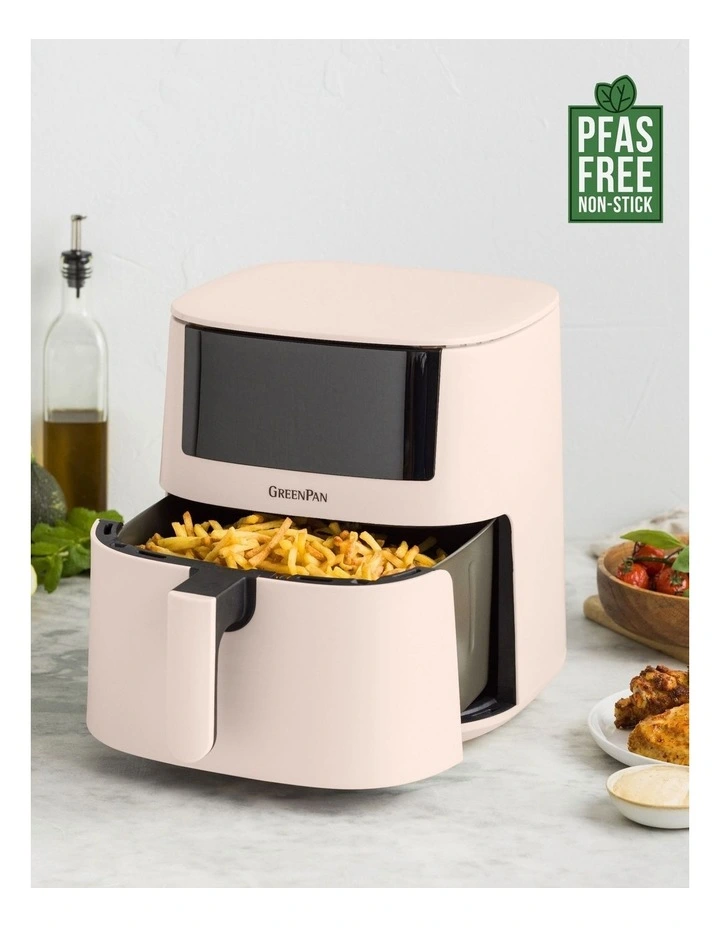 Bistro Air Fryer 1 basket 7.2L in Peach PFAS-free coating image 2