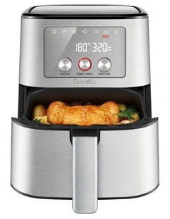 The Chef Compact Air Fryer LAF535BSS2IAN1 in Brushed Stainless Steel