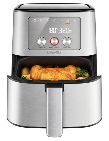 The Chef Compact Air Fryer LAF535BSS2IAN1 in Brushed Stainless Steel