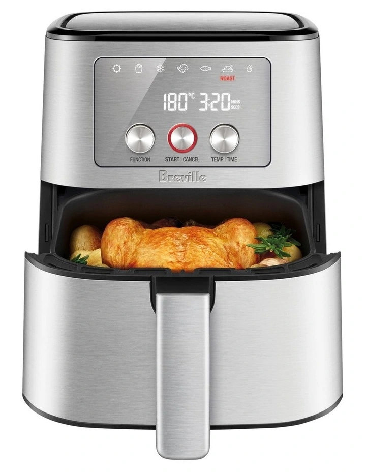 The Chef Compact Air Fryer LAF535BSS2IAN1 in Brushed Stainless Steel image 1