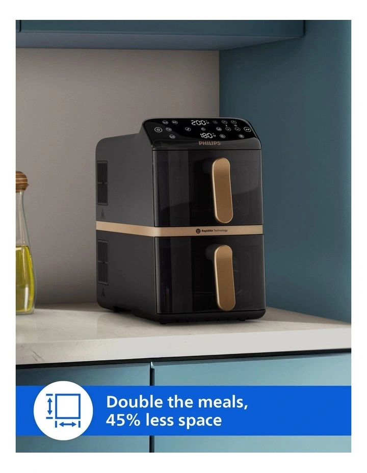 4000 Series 10L Double Stack Airfryer NA462/70 image 2