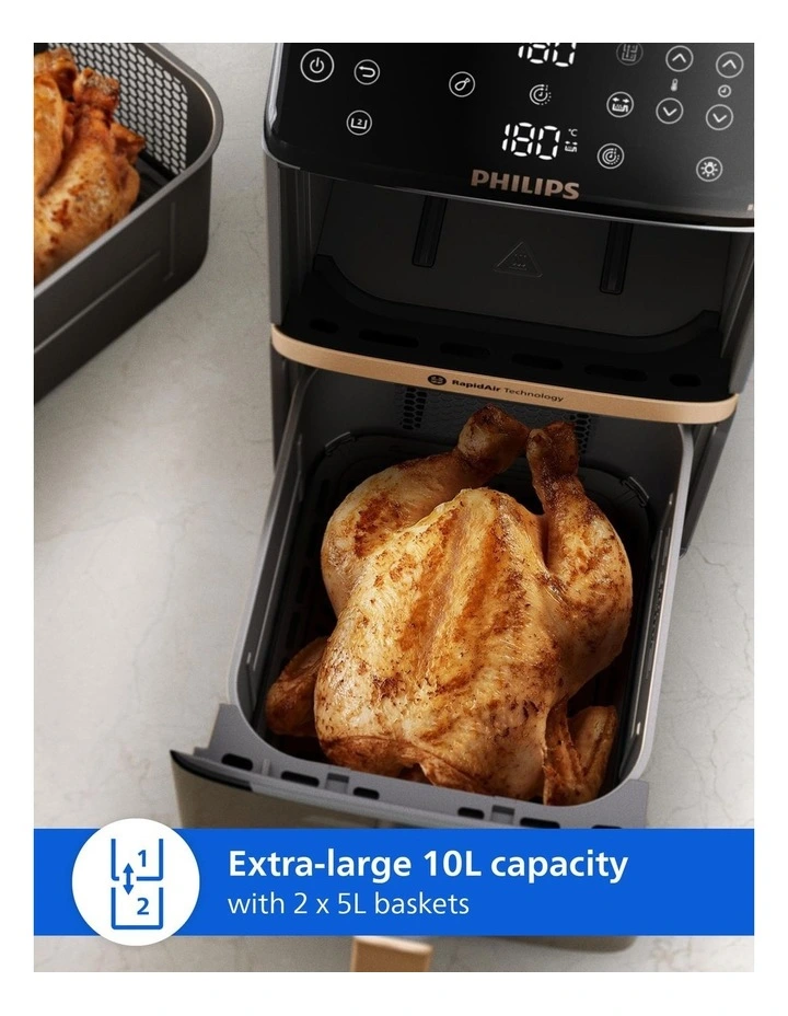4000 Series 10L Double Stack Airfryer NA462/70 image 3