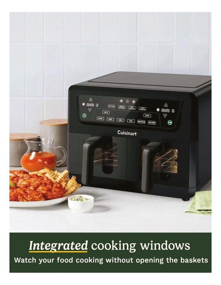 AirTwin XXL Dual-Zone Airfryer AFD-10XBLXA in Black image 4