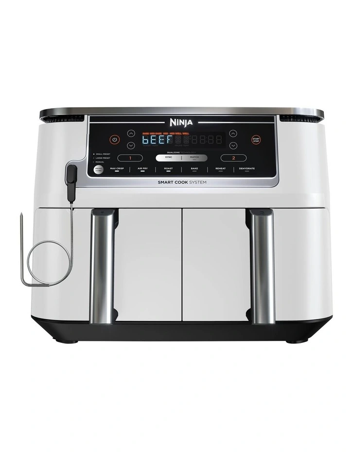 Foodi Max XXXL Smart Dual Zone Air Fryer 9.5L in White AF450WHANZ image 1