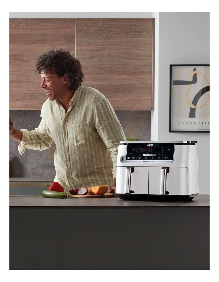 Foodi Max XXXL Smart Dual Zone Air Fryer 9.5L in White AF450WHANZ image 5