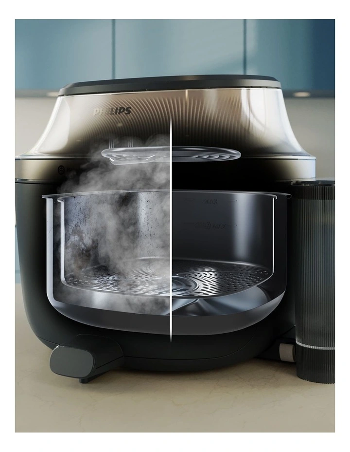 5000 Series XXL Steam Airfryer 7.2L in Black NA547/07 image 4
