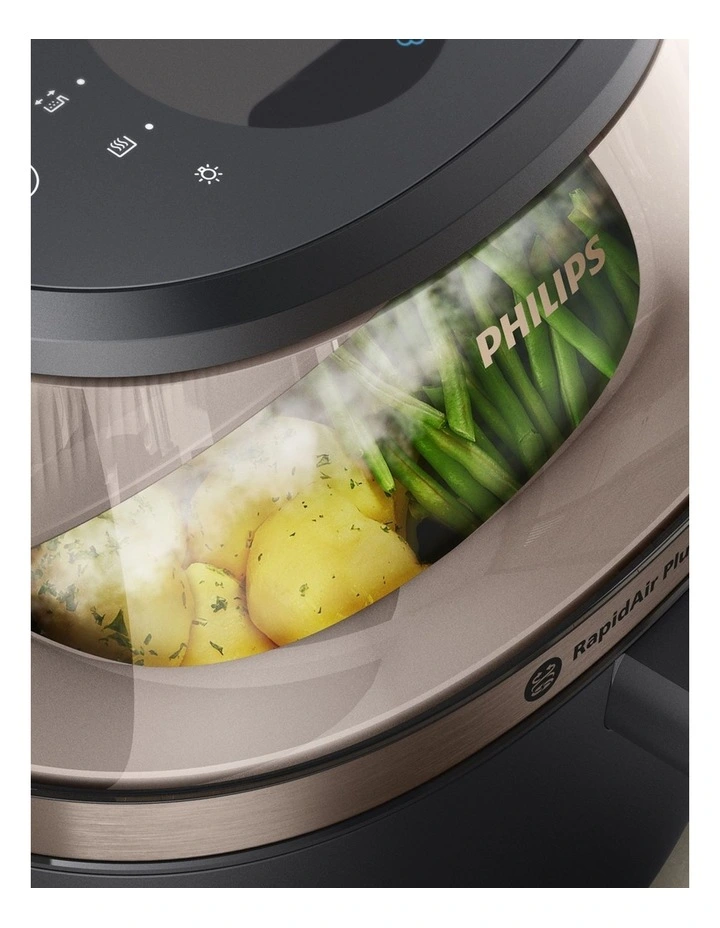 5000 Series XXL Steam Airfryer 7.2L in Black NA547/07 image 7