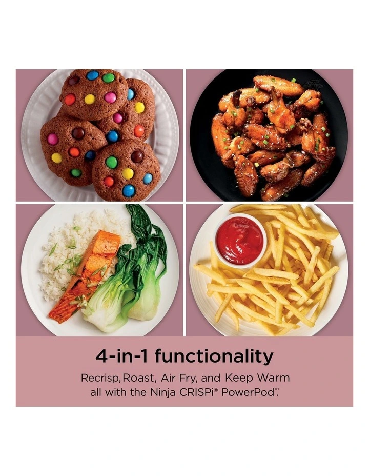 Crispi™ 4-in-1 Portable Glass Air Fryer FN101PKANZ image 3