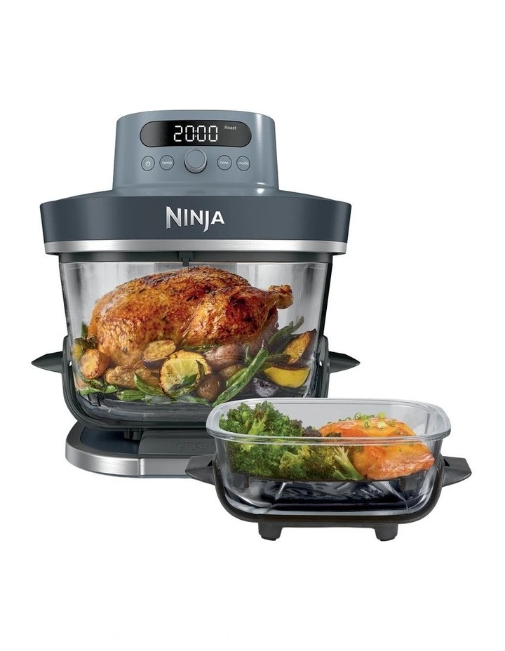 Crispi Pro 6-in-1 Countertop Glass Air Fryer AS101BLANZ in Cyberspace image 1