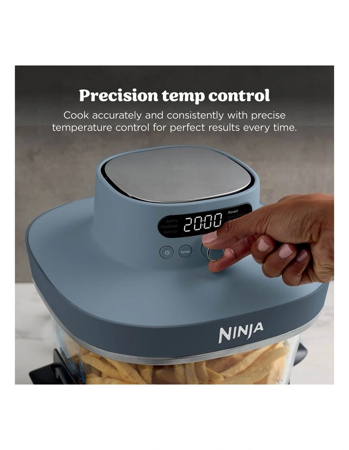 Crispi Pro 6-in-1 Countertop Glass Air Fryer AS101BLANZ in Cyberspace image 2