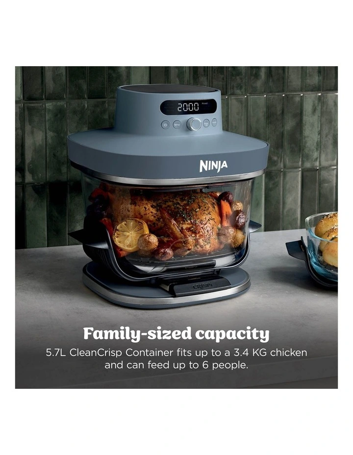 Crispi Pro 6-in-1 Countertop Glass Air Fryer AS101BLANZ in Cyberspace image 6