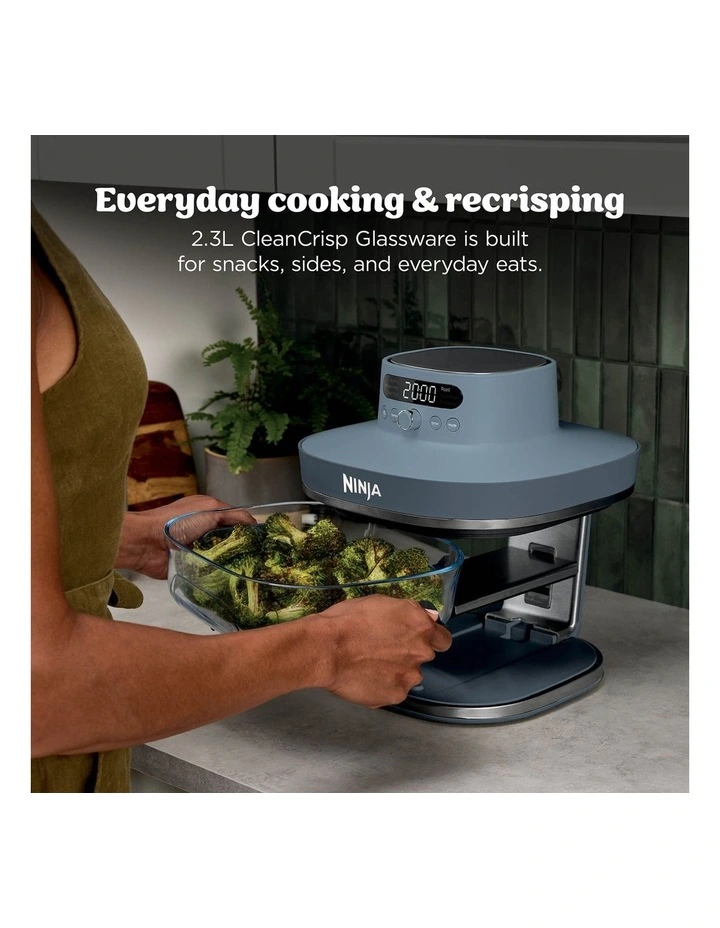 Crispi Pro 6-in-1 Countertop Glass Air Fryer AS101BLANZ in Cyberspace image 7