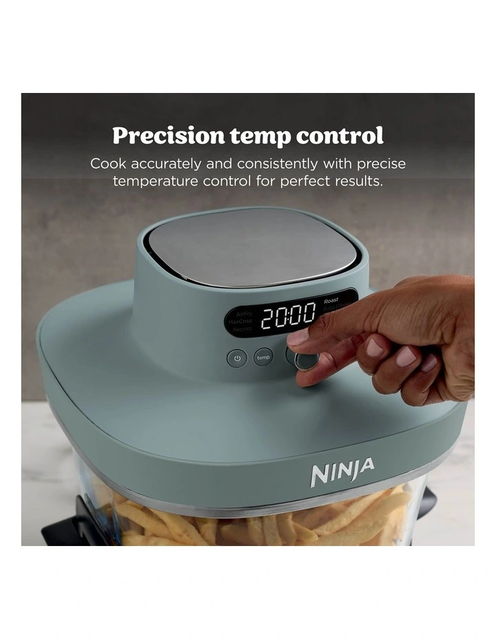 Crispi Pro 6-in-1 Countertop Glass Air Fryer AS101GYANZ in Grey image 2