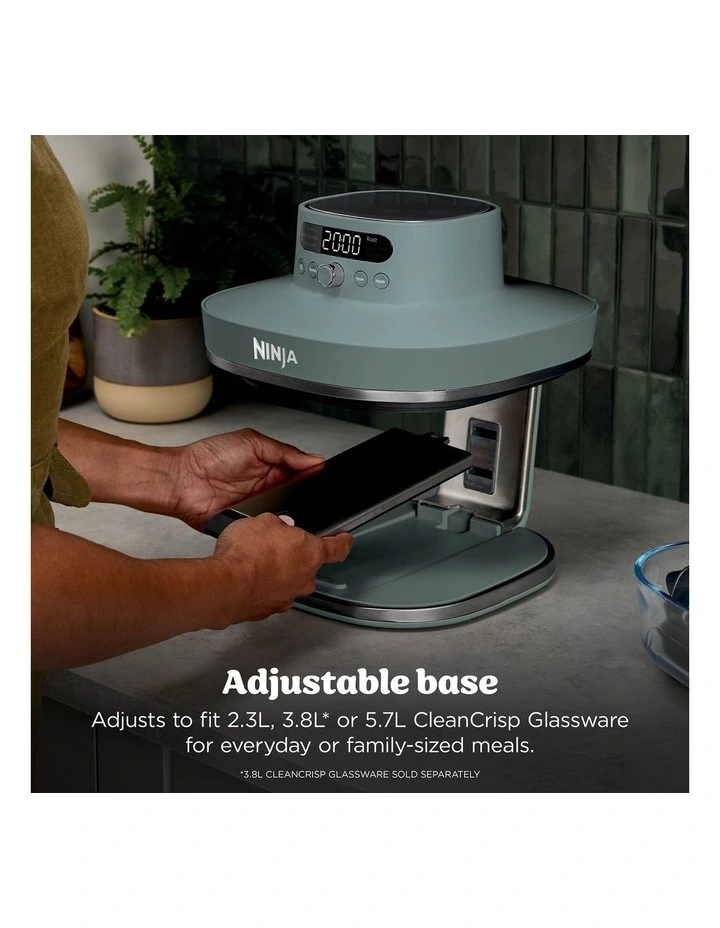 Crispi Pro 6-in-1 Countertop Glass Air Fryer AS101GYANZ in Grey image 5