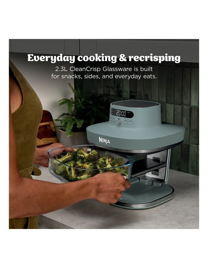 Crispi Pro 6-in-1 Countertop Glass Air Fryer AS101GYANZ in Grey image 7