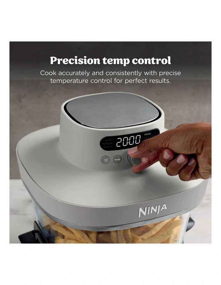 Crispi Pro 6-in-1 Countertop Glass Air Fryer in Bone AS101WHANZ image 2