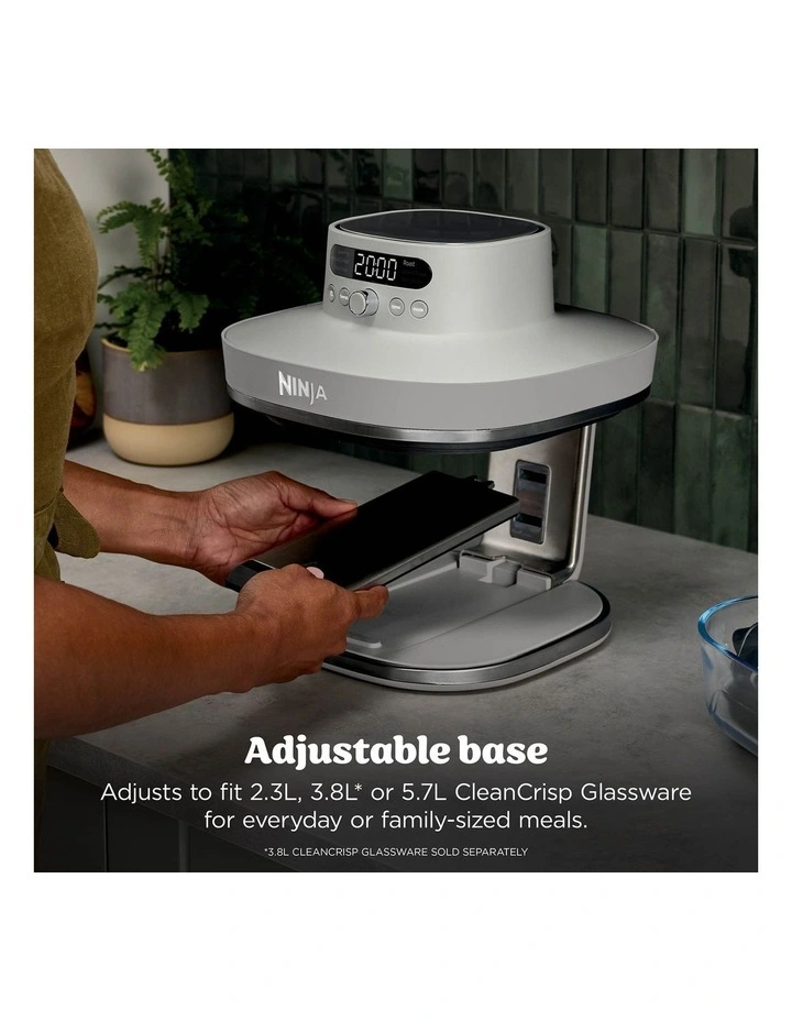 Crispi Pro 6-in-1 Countertop Glass Air Fryer in Bone AS101WHANZ image 3