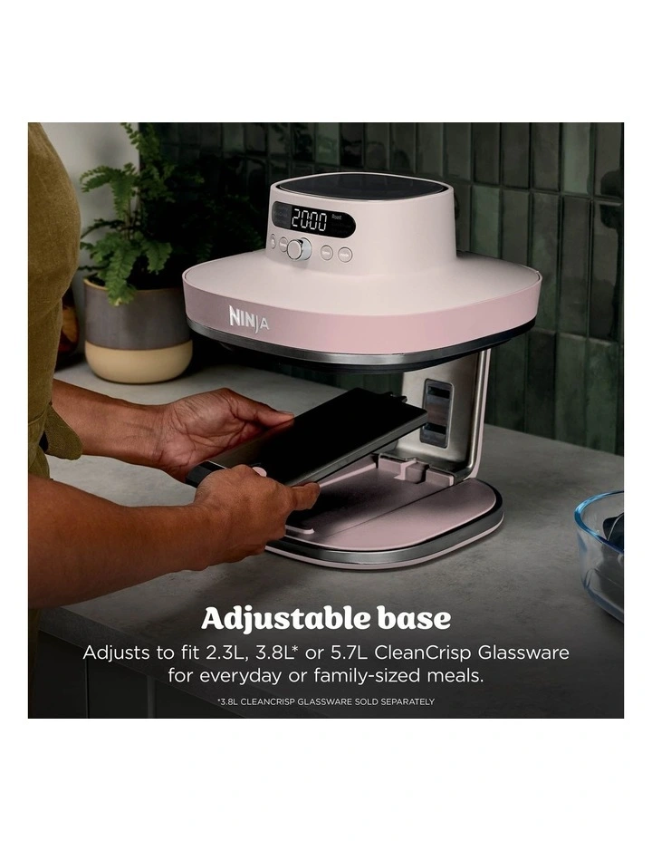 Crispi Pro 6-in-1 Countertop Glass Air Fryer AS101PKANZ in Rose Quartz image 4