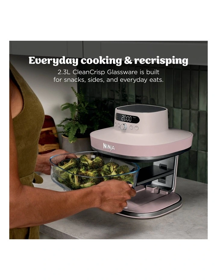 Crispi Pro 6-in-1 Countertop Glass Air Fryer AS101PKANZ in Rose Quartz image 6