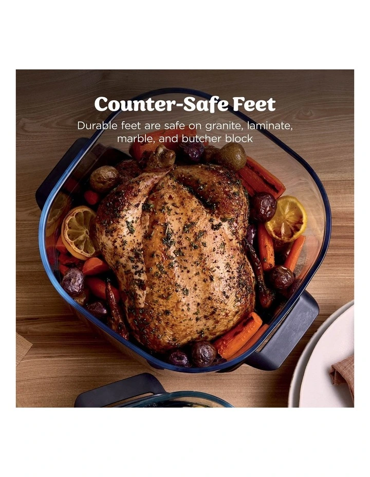 Crispi Pro 6-in-1 Countertop Glass Air Fryer AS101PKANZ in Rose Quartz image 7