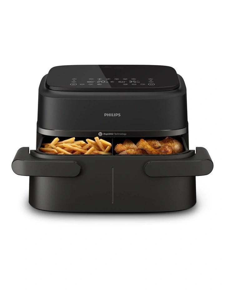 1000 Series Flex Basket With Divider Airfryer 7.1L in Black image 4