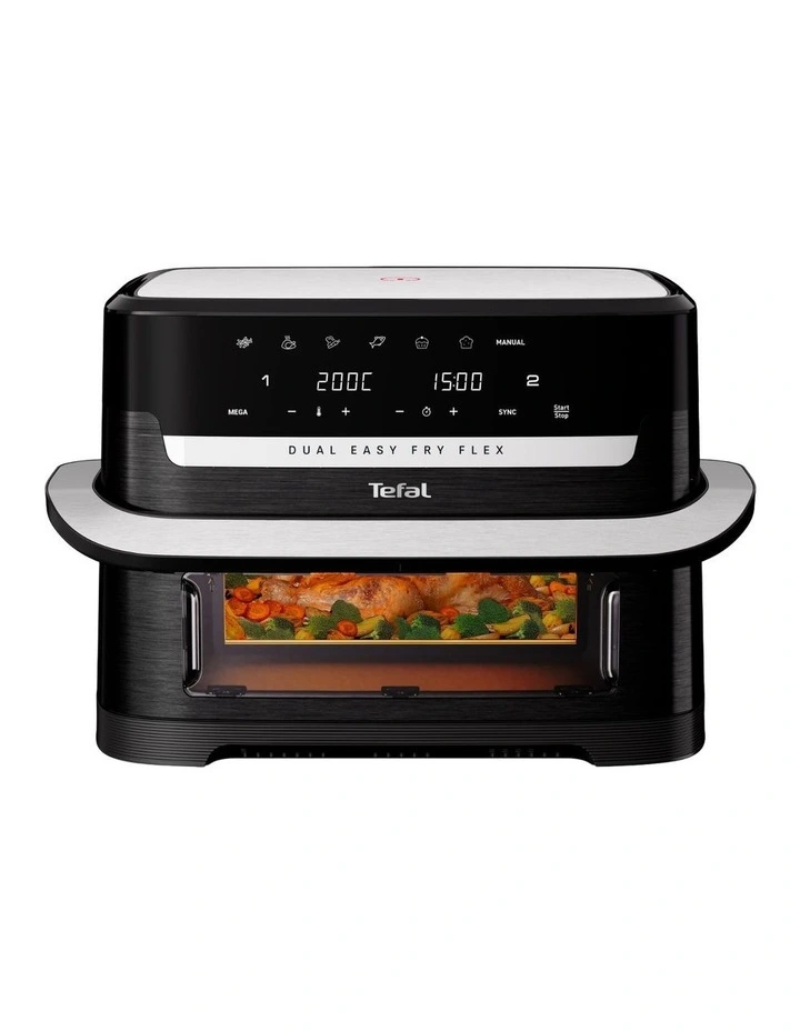 Flex Dual Easy Fry XXXL Airfryer EY9228 in Black image 1