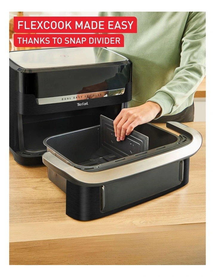 Flex Dual Easy Fry XXXL Airfryer EY9228 in Black image 2