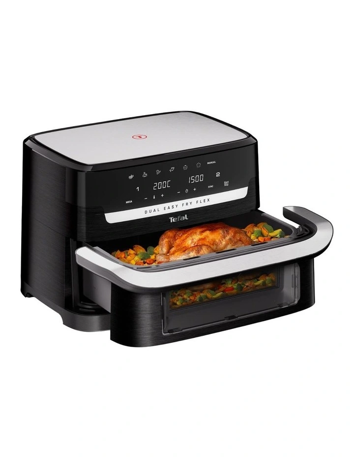 Flex Dual Easy Fry XXXL Airfryer EY9228 in Black image 3