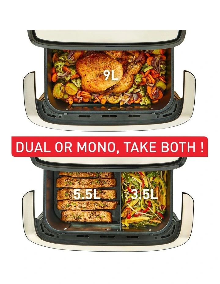 Flex Dual Easy Fry XXXL Airfryer EY9228 in Black image 4