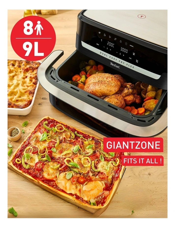 Flex Dual Easy Fry XXXL Airfryer EY9228 in Black image 5