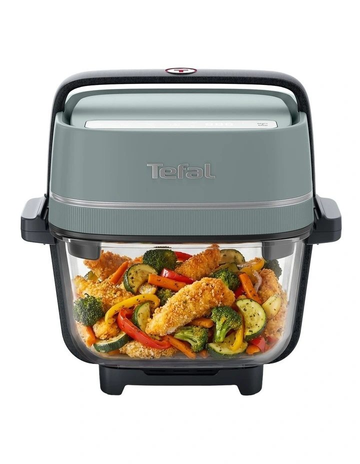 Crisp & Go Portable Glass Air Fryer in Eucalyptus FB7014 image 1
