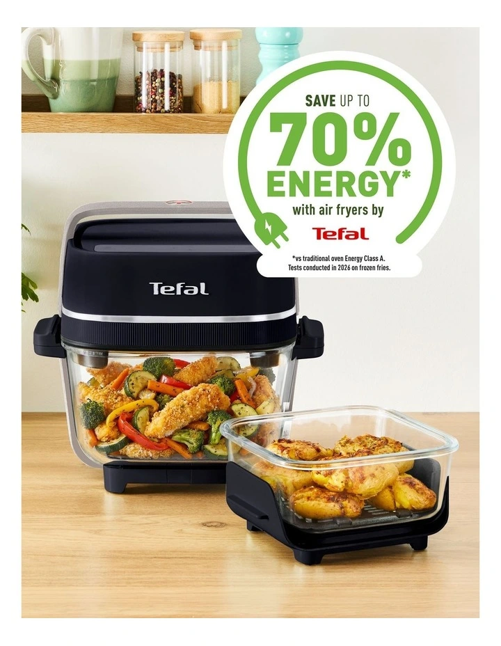 Crisp & Go Portable Glass Air Fryer in Eucalyptus FB7014 image 2