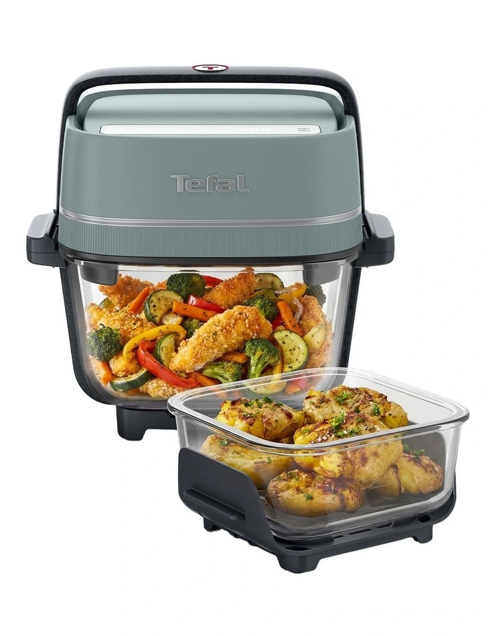 Crisp & Go Portable Glass Air Fryer in Eucalyptus FB7014 image 3
