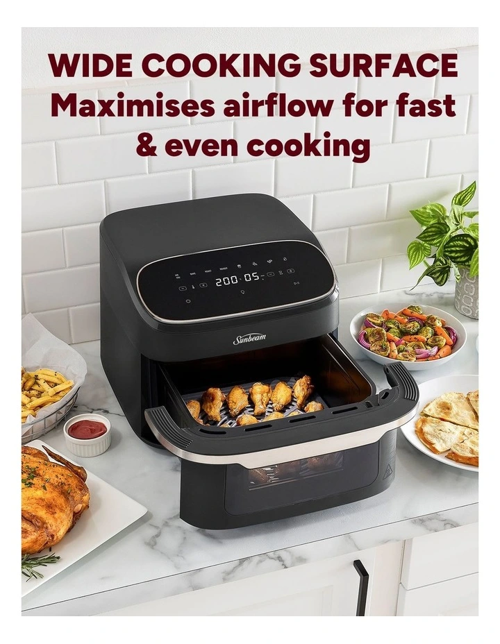 Sunbeam Alinea Wide Ceramic Air Fryer AFP4580DC image 3