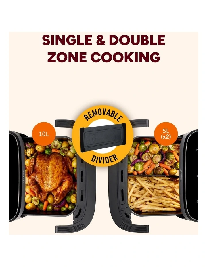 Sunbeam Alinea Wide Ceramic Air Fryer AFP4580DC image 5