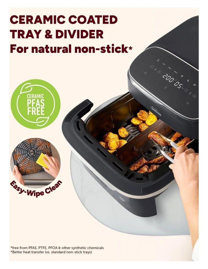 Sunbeam Alinea Wide Ceramic Air Fryer AFP4580DC image 6
