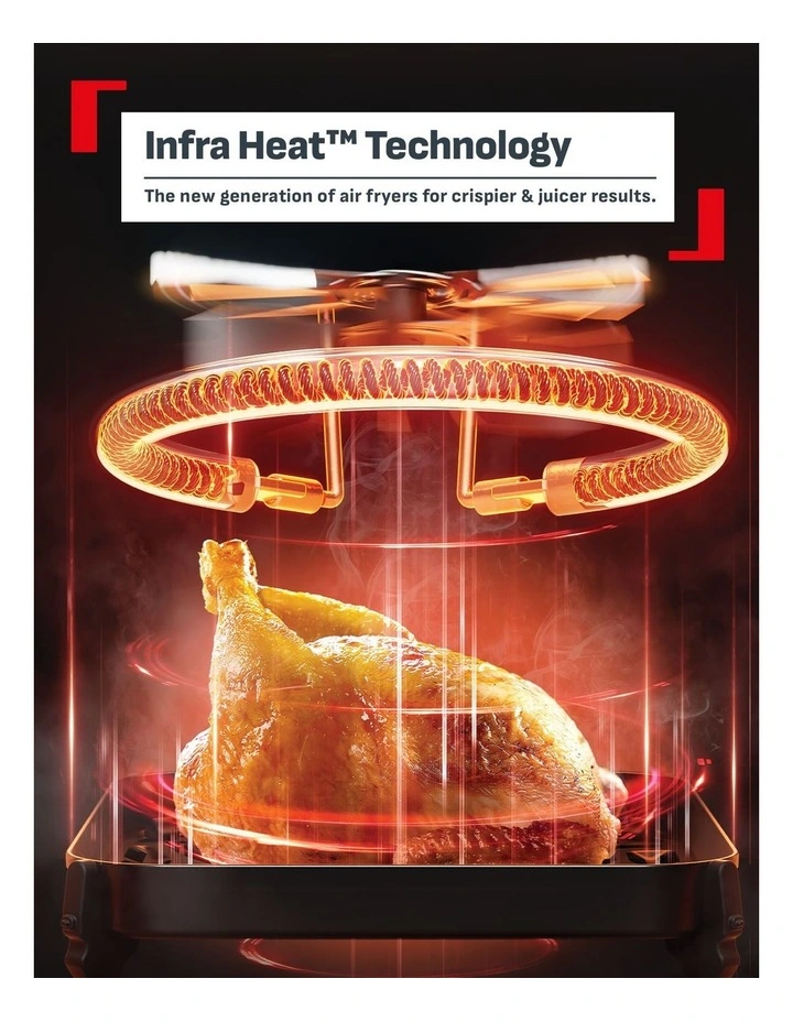Ever Fry Infra Heat Dual 11L Detachable Front Air Fryer image 4