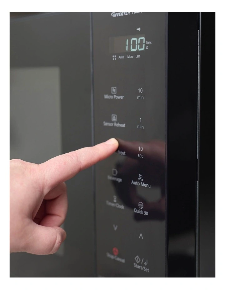 Glass NN-ST66QBQPQ Microwave 32L in Black image 2