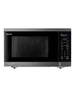 Inverter Microwave 34L R395EBS in Black Stainless