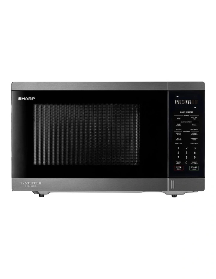 Inverter Microwave 34L R395EBS in Black Stainless image 1