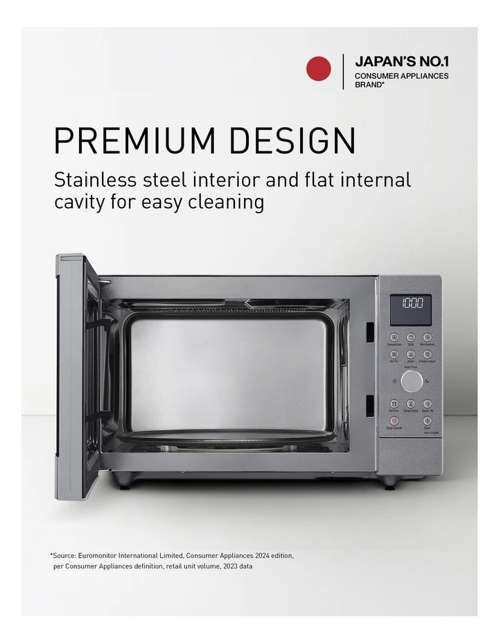 27L Combi Air Fry Convection in Stainless Steel NN-CD58RSQPQ image 6