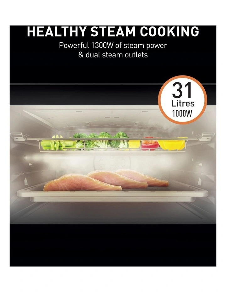 Convection Steam Microwave Oven 31L NN-CS89LBQPQ image 4