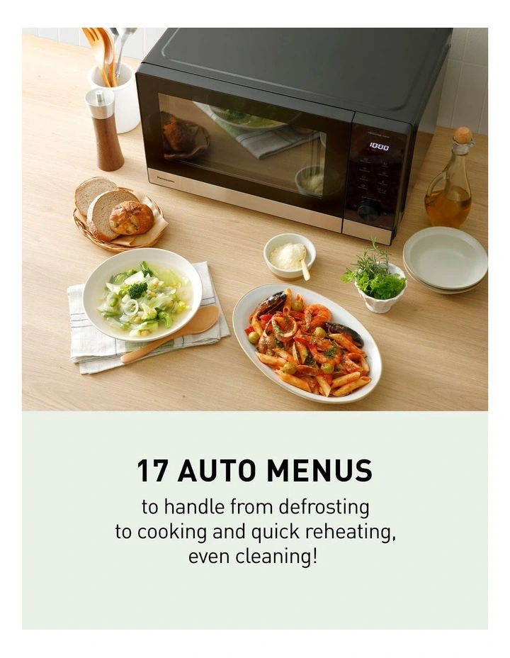 1000W Inverter Microwave 29L NN-SD38QSQPQ image 2